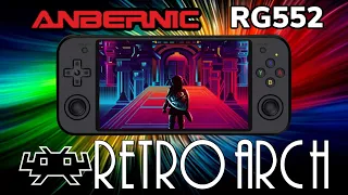 Best Way To Add RetroArch On Anbernic RG552 Handheld Video Game Console  RetroPie Guy Setup Tutorial