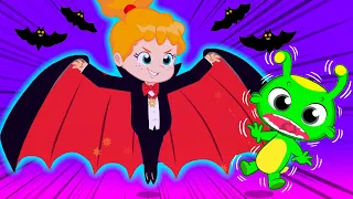 Groovy The Martian educational videos for kids | Let's dress up at Halloween night!