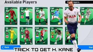 Trick to get H. KANE from potw in pes 2021 😍