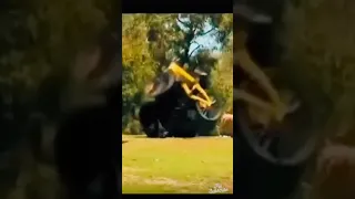 Gorilla rides bike - funny laugh