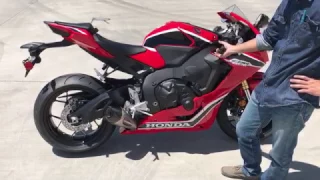 2017-19 Honda CBR1000RR stock vs. Yoshimura Alpha T full system