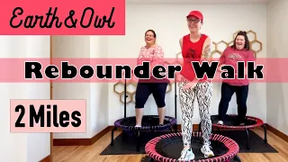 Tempo Challenge WALK 2 Mile 4000 Steps Rebounder Workout 35 Minutes Beginners & Seniors