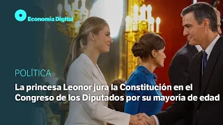 La princesa Leonor jura la Constitución por su mayoría de edad | Mejores momentos