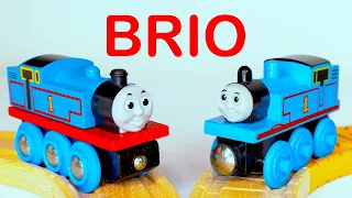 BRIO THOMAS VS THOMAS WOODEN RAILWAY