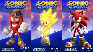 Knuckles Series 🆚 Super Sonic 🆚 Movie Knuckles vs All Bosses Zazz Eggman All Characters