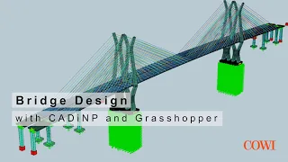 Bridge Design with CADINP and Grasshopper