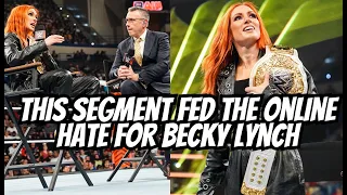 Pointless Becky Lynch segment made the troll fans call her Becky Hogan even more
