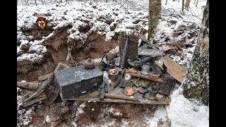 Фронтовая высотка ч.2 / Wehrmacht dugout in Russian forest p.2