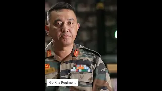 गोरखा रेजीमेंट से हर कोई डरता है. Power of Gorkha regiment.#armysigmarule #gorkharegiment #shorts