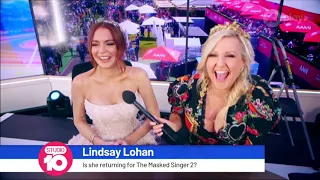 Lindsay Lohan Talks Melbourne Cup, Australia & 'The Masked Singer' Season 2 | Studio 10