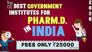 Top 06 Government Doctor of Pharmacy Colleges | 100% Placements? | PROs and CONs | Fees only 25k😍