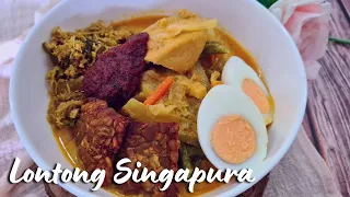 Lontong Singapore | Cara Buat Lontong Sedap Mak Leha | Lontong Kuah Sayur Lodeh | Rahiza Dorah