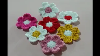 FLORES TEJIDAS A CROCHET.