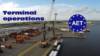 Antwerp EuroTerminal AET - Terminal operations compilation Port of Antwerp - One hour long 100GB