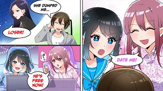 I got dumped by my girlfriend but got a harem with beautiful streamers［Manga dub］