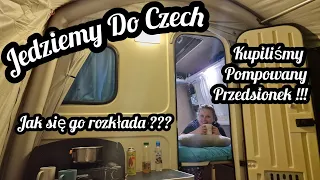 #90 Mamy Nowy Przedsionek !!! Jak Się Go Rozkłada ??? Jedziemy Do Czech  z Przyczepa Kempingowa n126