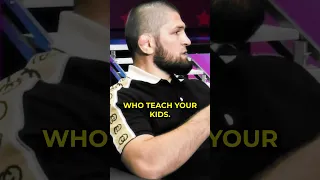 Khabib Talks about How Dangerous School Can Be For Kids.