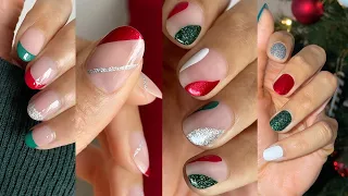 EASY CHRISTMAS NAIL ART 2023 | Christmas nail art designs compilation