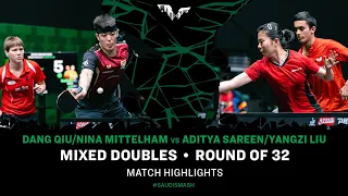 Dang Qiu/Nina Mittelham vs Aditya Sareen/Yangzi Liu | XD R32 | Saudi Smash 2024