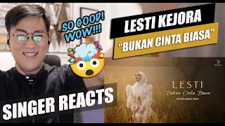 Lesti - Bukan Cinta Biasa | Official Music Video | SINGER REACTION