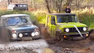 СТАРАЯ Нива или НОВЫЙ Suzuki Jimny?? Битва на бездорожье Mitsubishi, Toyota, Нива, УАЗ