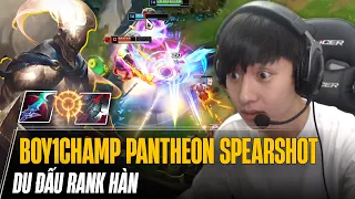 BOY1CHAMP PANTHEON SPEARSHOT DU ĐẤU RANK HÀN ĐỤNG ĐỘ KSANTE CỦA KINGEN VÀ VÁN ĐẤU LẬT KÈO BẤT NGỜ