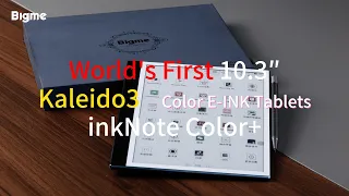 Bigme inkNote Color + Ereader--10.3″ Kaleido 3 Color E-ink Tablet Video Review