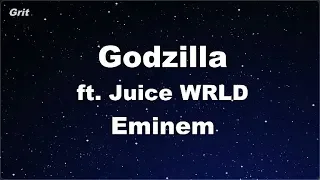 Karaoke♬ Godzilla (ft. Juice WRLD)  - Eminem 【No Guide Melody】 Instrumental