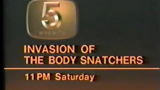 WNEW, "Invasion of the Body Snatchers" Promo, 1985