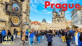 Prague - Czech Republic 🇨🇿 4K Walking Tour 2022