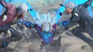 Devil May Cry 5 - Final Boss & Ending + Secret Ending (DMC5 2019)