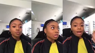 Skai Jackson | Instagram Live Stream | 3 November 2017