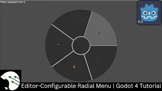 How to Make a Radial Menu Tool Selection Wheel | Godot 4 UI Tutorial