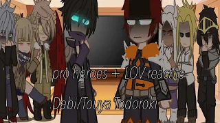 pro heroes + LOV react to Dabi • MHA • GACHA • GACHA X MHA • XXNIAH_YEETXX