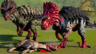 NUEVO ULTIMASAURUS DESTROZA DINOSAURIOS! Dinosaurio Super híbrido! Parque de Biomas JW Evolution 2