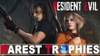 Resident Evil Rarest Trophies - The Hardest & Rarest Trophies in All Main Resident Evil Games