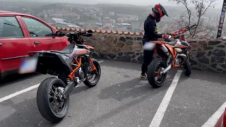 First Spring Rideout - 690 SMCR & 300 EXC // Hněvín - Porsche day //