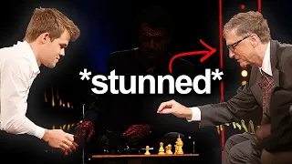 When Magnus Carlsen Destroyed Bill Gates in 12 Seconds