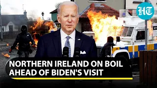 Biden's visit sparks violence in Northern Ireland; Petrol bomb attack, protests amid high alert