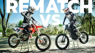 REMATCH: Factory KTM vs. Modified Sur Ron Electric Dirt Bike