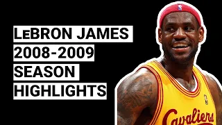 LeBron James 2008-2009 Season Highlights | BEST SEASON