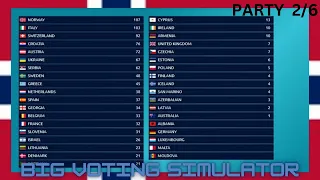 Eurovision 2024: Big voting simulator |PARTY 2/6| #UnitedByMusic