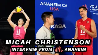 Playing In Russia | Micah Christenson Interview (VNL 2023 Anaheim)