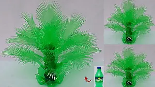 Plastic bottle Vase Craft/ DIY Easy Tree from Waste bottle/Sprite ki bottle se banaye Guldasta