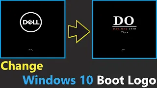 How to Change Default Windows 10 Boot Logo to Custom Logo || HackBGRT