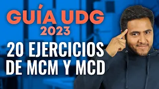 Guía UDG 2022: 20 ejercicios con MCM Y MCD