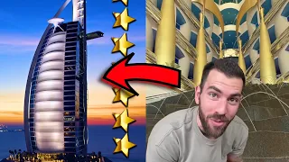 Passei uma noite no hotel 7 estrelas feito de OURO em Dubai