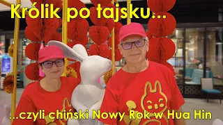 58. Królik po tajsku. Hua Hin wita chiński Nowy Rok.