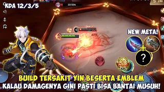 CARA MAIN & BUILD TERSAKIT YIN JUNGLER DI META SEKARANG 2023! SOLO RANK MYTHIC! MLBB