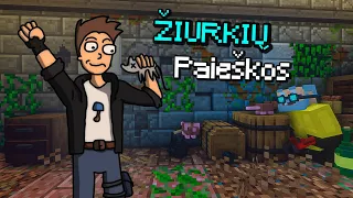 MINECRAFT KURIAME IEŠKOME ŽIURKIŲ!